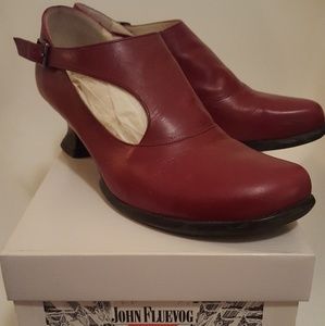 John Fluevog Red Wearever Gracias